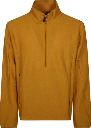 Pas Normal Studios Off-Race Boiled Wool High Collar Half-Zip Pullover