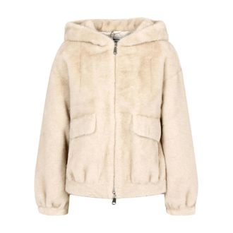Betta Corradi Giacca in ecopelliccia - - Jackets - Donna - Beige - S
