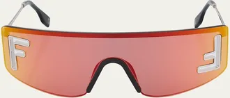 Fendi Mens Fendi Sport 141mm Shield Sunglasses