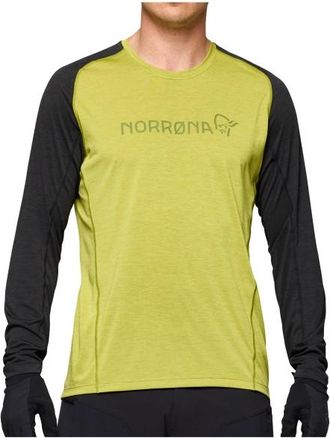 Norr&oslash;na Fj&oslash;r&aring; Equaliser Lightweight Long Sleeve Velotrikot f&uuml;r Herren | gelb
