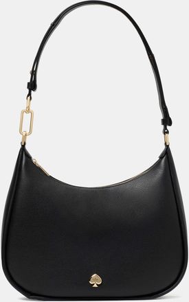 Kate Spade New York Womens Kayla Large Shoulder Bag in Black | Pebble Leather