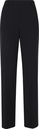 A.P.C. Blue Becky Straight-Leg Cotton-Blend Pants