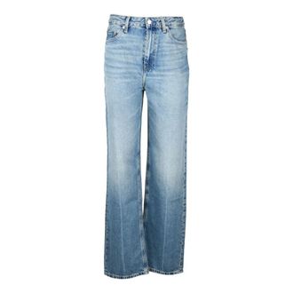 Tommy Hilfiger Straight Jeans, female, Blue, Size: W30 Relaxed Straight Jeans