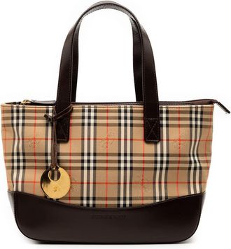 Burberry Pre-owned Burberry Haymarket Check Canvas Tote Ladies MYAQXKW05M7TRDJN