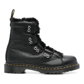 Dr. Martens Schoenen, Heren, Zwart, 40 EU, Leer, 1460 LTT FL Boot