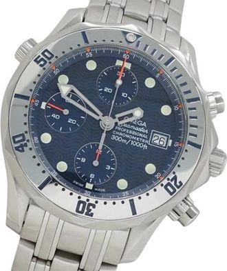 Omega Pre-owned Vintage Polshorloge 2598.80 - Heren - Vintage Horloges - Blauw - ONE Size - Vintage