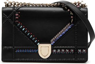 Dior Pre-owned Dior Medium Calfskin Crystal Embroidered ama Flap Ladies JZTQBALAHTTVTGJ2