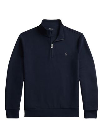 Polo Ralph Lauren Felpa con mezza zip - Blu