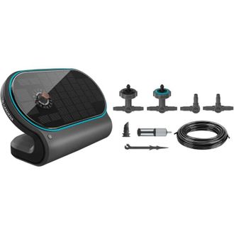 Dicota Set AquaBloom l a Energia Solare, Sistema di Irrigazione Automatica a Goccia - Gardena