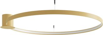 Thoro L&aacute;mpara de techo dorado aluminio 3000k alt. 13 cm