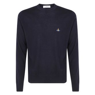 Vivienne Westwood Alex Round Neck - Knitwear - Hombre - Negro - XL