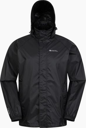 Mountain Warehouse Mens Mountain Warehouse Mens Pakka II Waterproof Jacket - Black - Size: 46/Regular