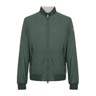 Colmar Bomber Jackets, male, Green, Size: 2XL Reversible Bomber Jacket