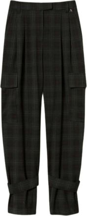 Twinset Donna, Pantaloni, Verde, S, new