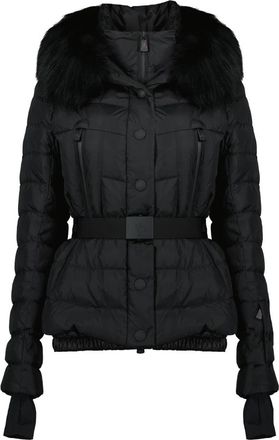 Moncler Beverley Down Jacket - Dames - Winterjassen - Zwart - XL - Leer - Jassen