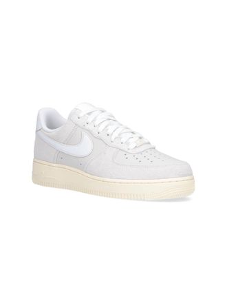 Nike Suede and Leather Low-Top Sneaker - Gray
