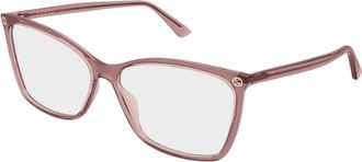 Gucci Optical Frame - Dames - Brillen - Roze - 58 MM - Accessoires