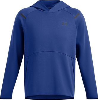 Under Armour Mens Hooded Neck Raglan Sleeve Fleece Hoody in.Blue - Size X-Small