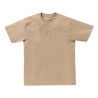 A Bathing Ape Liquid Camo Small Ape Face T-Shirt Beige 1K30-110-306-BGE