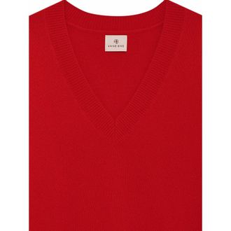 Anine Bing Cashmere Sweater - Red