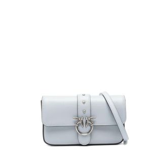 Pinko Cross Body Bags, female, Blue, Size: ONE SIZE Love One Micro