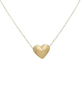 Italian Gold, Inc 10K Puffed Heart Necklace