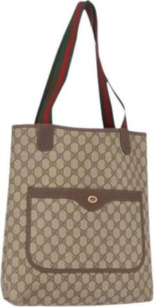Gucci Pre-owned Tote Bag - Dames - Vintage Shopper - Beige - ONE Size - Vintage