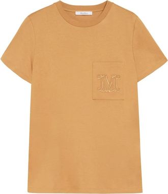 Max Mara Kameel Papaya Stijlvolle Jurk - Dames - T-shirts - Bruin - XS - Tops