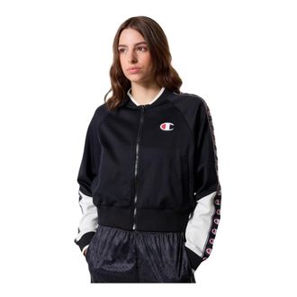Champion Full Zip Sweatshirt - Dames - Trainingsjackets - Zwart - S - Fitness