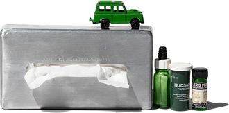 Puebco Caja de pa&ntilde;uelos en aluminio acabado mate