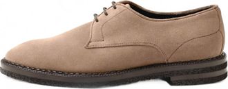 Scarpe di Bianco Mens Soverato Suede Blucher Shoe In Anitlope