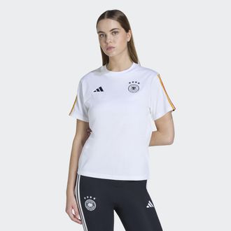 adidas T-Shirt ADIDAS PERFORMANCE DEUTSCHLAND DNA TRIKOT, Damen, Gr. XXL, wei&szlig;, Obermaterial: 100% Baumwolle, Rundhals, Shirts T-Shirt