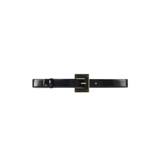 Elisabetta Franchi Cintura in pelle - - Accessories - Donna - Nero - M