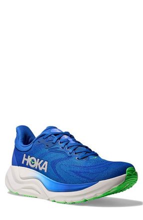 Hoka One One Arahi 8 Stability Running Shoe in Cobalt Blue /Neon Green at Nordstrom, Size 10.5