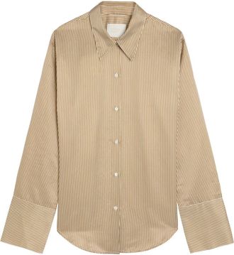 Citizens Of Humanity Citizens OF Humanity Camilia Striped Cotton and Silk-blend Shirt - No Colour - XS (UK6 / XS)
