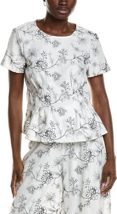 Vince Camuto Pleat Waist Blouse