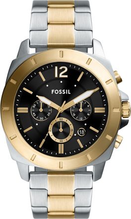 Fossil Mens Privateer 45mm Chronograph, Two-Tone Stainless Steel Watch, BQ2815
