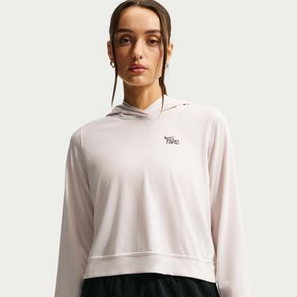 Nike Womens Nike Sportswear Chill Knit Lightweight Hoodie in Brown | IQ0090-104
