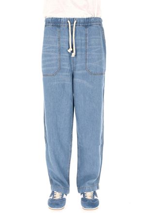 Officine G&eacute;n&eacute;rale Ferry Lyocell Drawstring Travel Jeans