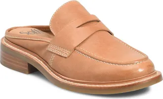 S&ouml;fft Monique Penny Loafer Mule in Honey at Nordstrom, Size 6.5