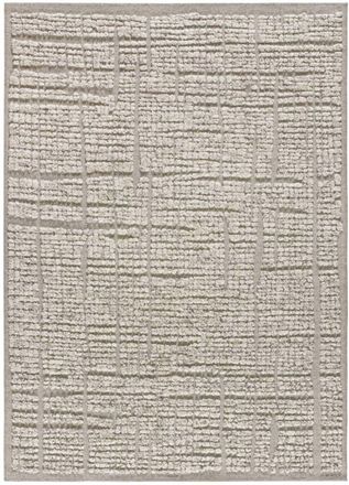 AFK Living Alfombra de dise&ntilde;o contempor&aacute;nea beige 115 x 170 cm