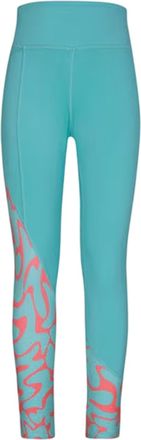 Reebok Dames/Dames Abstract Skinny Hardlooplegging (Teal)