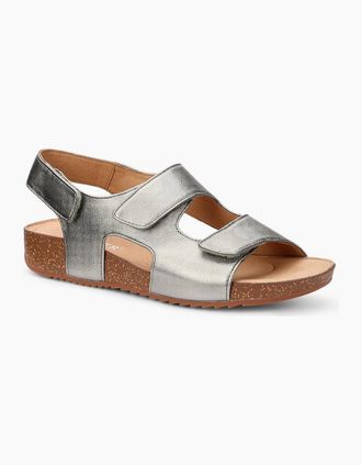 Hotter Womens Explore Womens Sandals - Silver - Size: 4.5