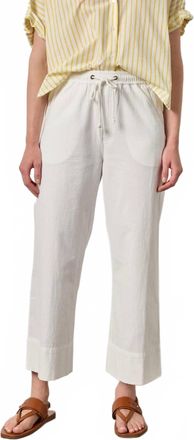 Lilla P Wide Leg Summer Pant In White