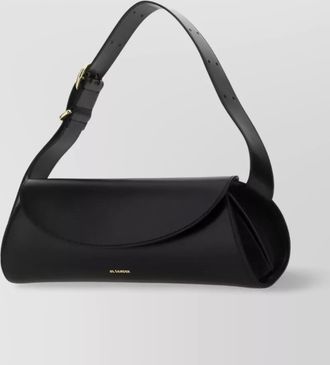 Jil Sander cannolo small leather shoulder bag