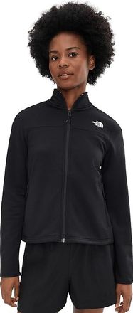 The North Face Cedar Trail Grid Fleece Jacket Womens Coat TNF Black : 2XL, Elastane/Fleece/Polyester