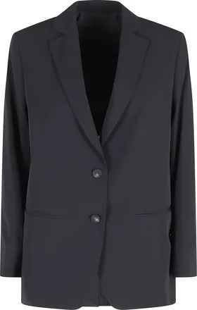 Roberto Ricci Design Black Terzilight Boyfriend Single-Breasted Polyamide Blazer