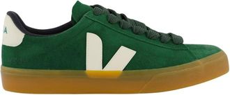 Veja Campo Suede Sneakers - Heren - Sneakers - Groen - 44 EU - Su&egrave;de - Schoenen