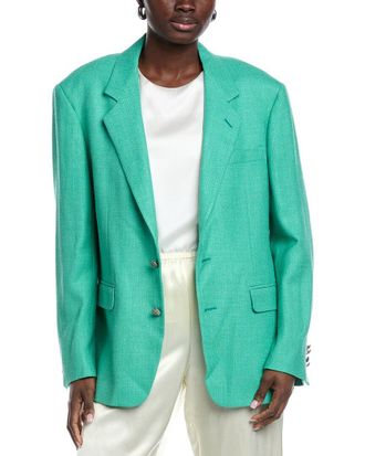 Etro Wool, Silk & Linen-Blend Blazer