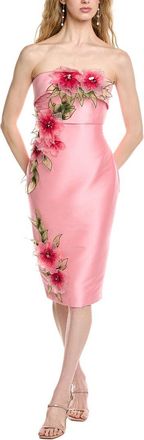 Badgley Mischka Floral Cocktail Dress